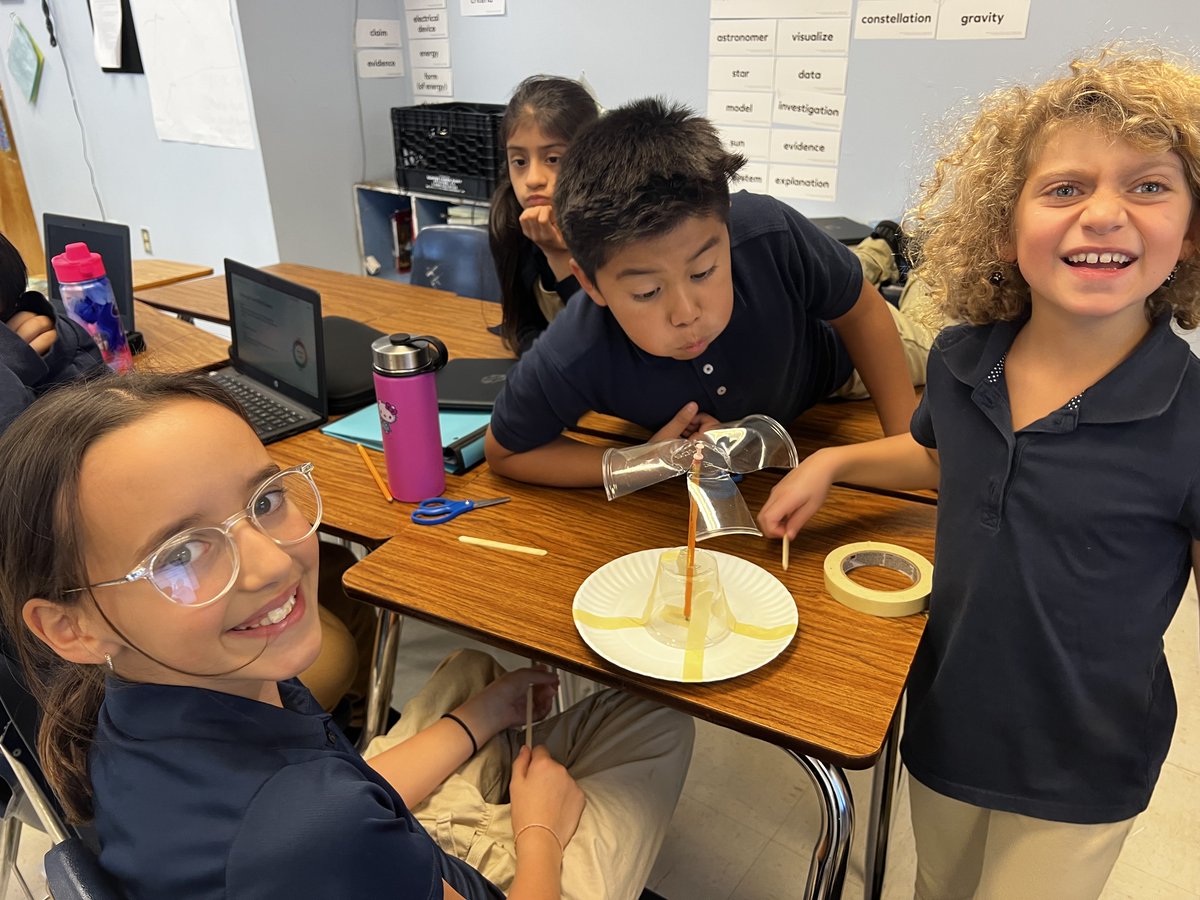 rbcsnj's tweet image. Turning wind into wonder —  4th grade is learning how energy powers the world! 🔋🌬️ #RBCS #RedBank #CharterSchool #BlueStorm #TakingTheWorldByStorm
