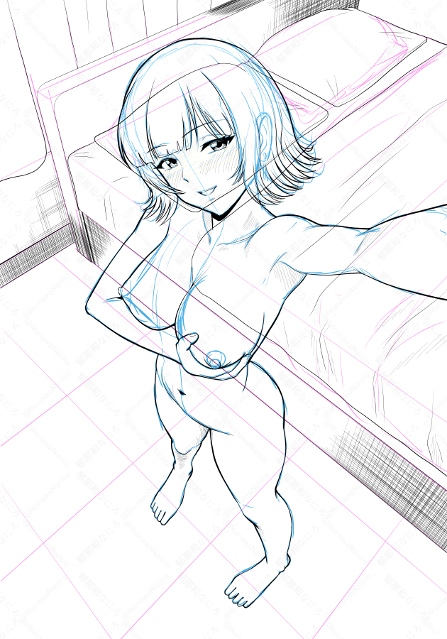 おはようございます!
朝お絵かき。
ペン入れ! 