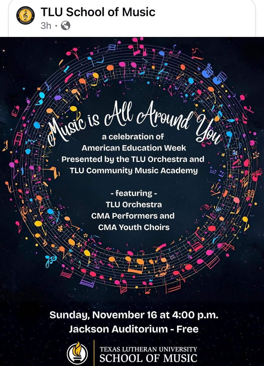 MusicTlu's tweet photo. Please join us this Sunday! https://t.co/zOBvqpXsm2