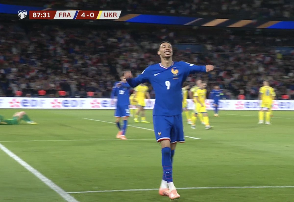 4-0 France.

GOOOOOOAAAAAAAALLLLL HUGO EKITIKEEEEEEE !!!!!!!!!!!!!!!!!!!!!!!!!!! THE BEST LIVERPOOL STRIKER SCORES AGAIN !!!!!!!!!!!!!!!!!!!! KYLIAN MBAPPE ASSIST !!!!!!!!!!!!!!!!!!!!!!!!!!!!!!!!