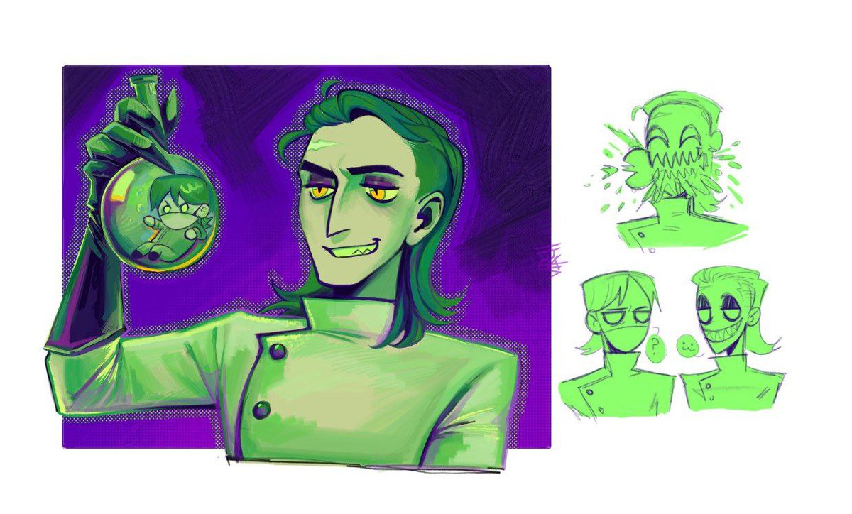 vlr_n0tok's tweet image. 🧪🧪🧪
Two bros experimenting 
#IdentityV #idv #luchinodiruse #aesopcarl #aesluchi #luchisop