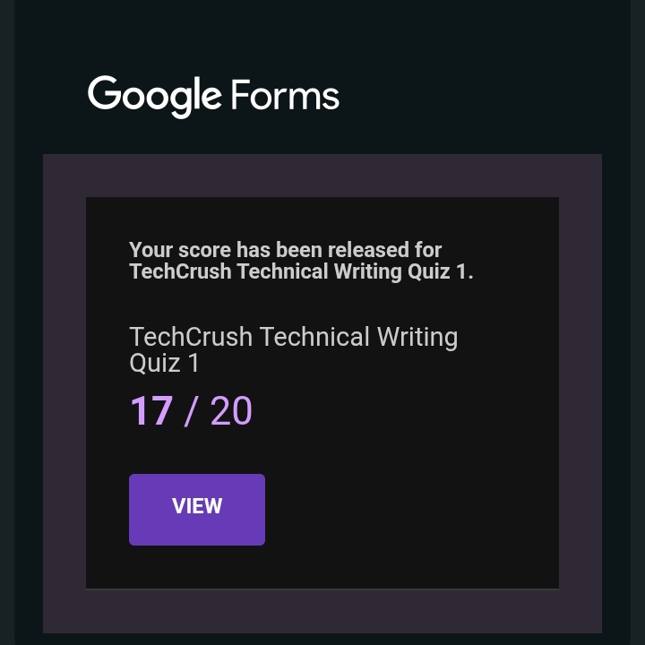 nneoma_web3's tweet image. 4/ I am so proud of my first biweekly test score! 🥹 
And now, I’m super excited to present my group project on grant writing tomorrow! ✨ Huge shout-out to Group 26, we’ve poured our hearts into this one 💚
Here’s to more writing 🥂

#TechcrushOneMonthRecap #TechnicalWriting