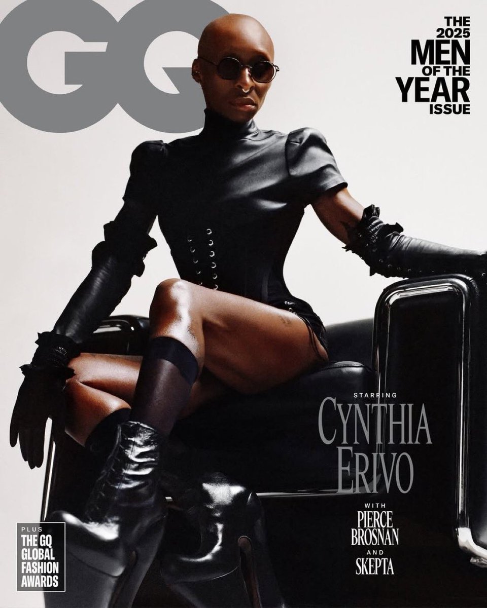 dom_lucre's tweet image. 🔥🚨BREAKING: Hollywood actress Cynthia Erivo is the new the cover of GQ’s Men of the Year issue.