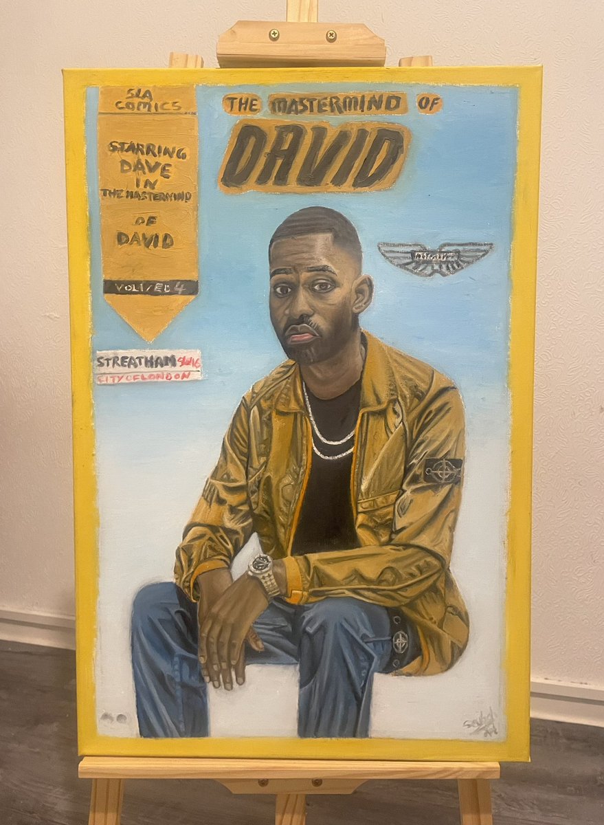 seylashart's tweet image. The Mastermind of David , My Oil Painting of @Santandave1 Thank you God for giving me the strength to complete this piece I think it turned out Great.🙏🏾🎨🖼️🤟🏾

#art #painting #dave