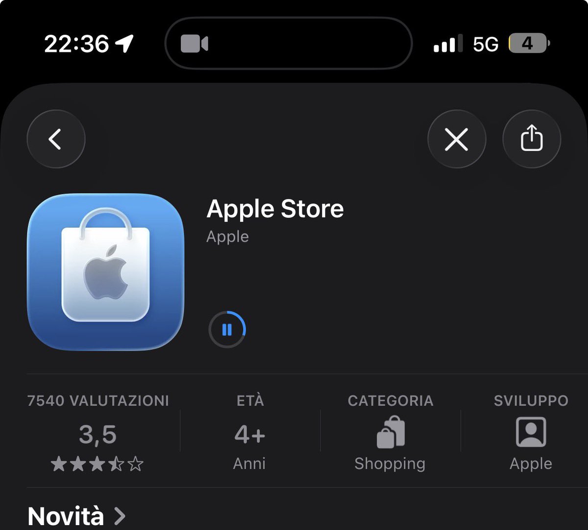 iMatteo_Pau's tweet image. Che bella la nuova icona dell’app #AppleStore!