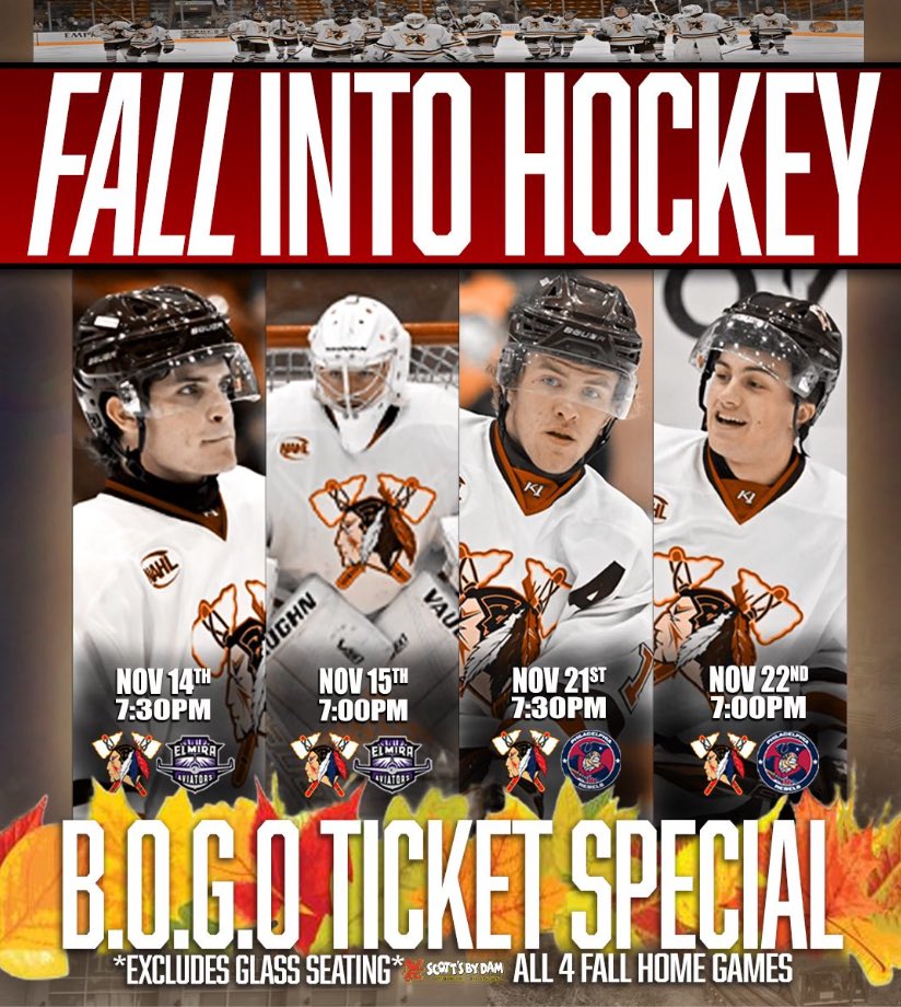 Big stretch of home games over the next two weeks!! 

Use this link gofevo.com/group/FallOffe…

Find me prior to game , pick our first goal scorer and I will get you a $50 merch card on the coach!!! 

<a href="/TomahawksHockey/">Johnstown Tomahawks</a>