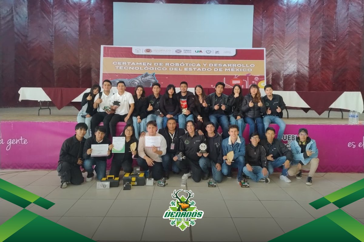 TESSFP_Edomex's tweet image. #𝐎𝐫𝐠𝐮𝐥𝐥𝐨𝐓𝐄𝐒𝐒𝐀𝐍𝐅𝐄 | ✨
El equipo Venados Robotic’s del #TESSFP brilló en el #CRYDTEM2025 🏆
🥇 1° Lugar en Robofut
🥈 2° Lugar en Sumo RC

22 estudiantes demostraron innovación, talento y pasión por la tecnología 💪⚙️
#TecNM #IngenieríaInformática #OrgulloTESSFP