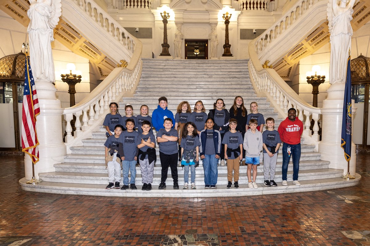 📸Students from Salisbury Elementary recently visited the State Capitol to learn more about our state’s history, heritage and government. I hope they enjoyed their visit!