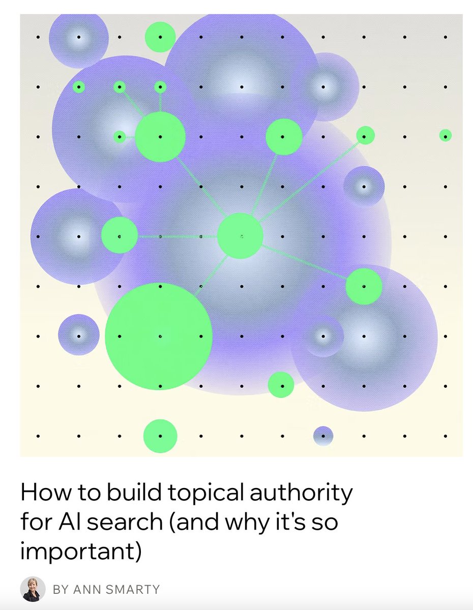 seosmarty's tweet image. Happy to share my article for @Wix! How to build topical authority for AI search (and why it&apos;s so important)

-&amp;gt;&amp;gt;&amp;gt;&amp;gt; wix.com/studio/ai-sear…
