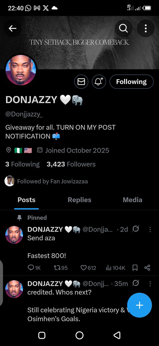 AyelodiFemi's tweet photo. @Jowizazaa_gives @Donjjazzy_ Femi Ayelodi 
0234444286
GT bank https://t.co/QCURGnXaab