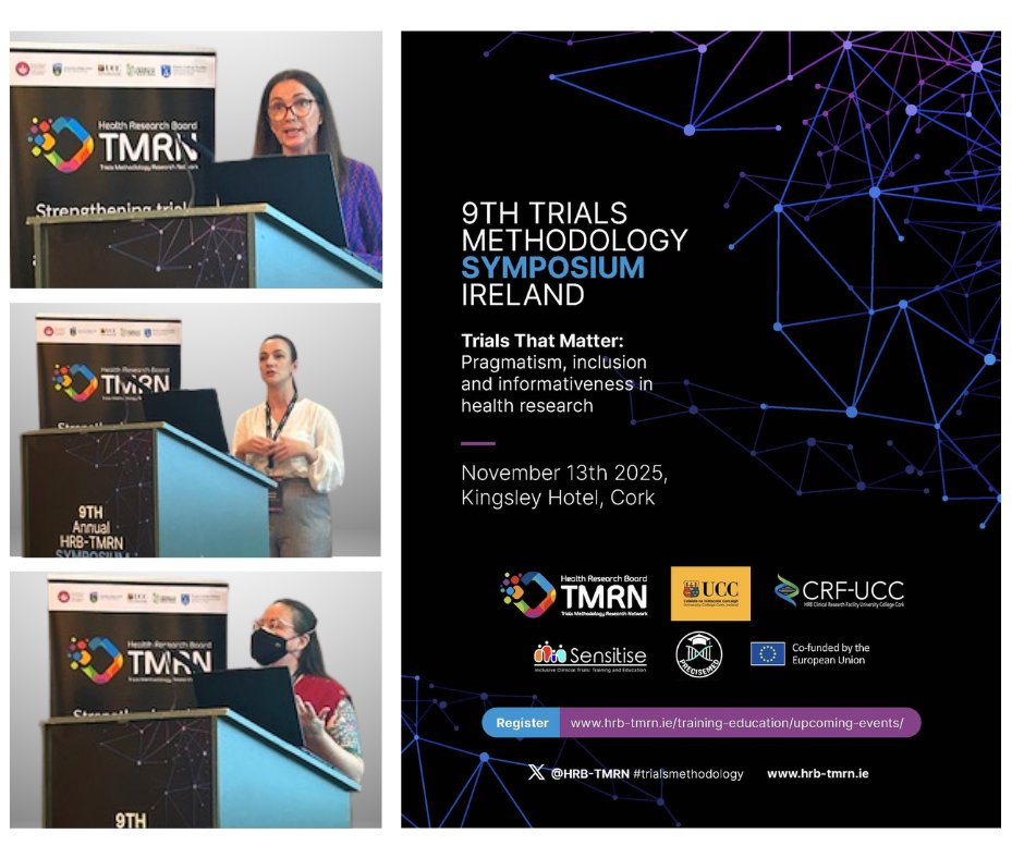 hrbtmrn's tweet image. 👏Congratulations and thank you to our @hrbtmrn  scholars @EmerGunne, @MarciKayRN and affiliate scholar @MedvedKaterina for their inspiring presentations at the 9th @hrbtmrn Trials Methodology Symposium. @SPHeREprogramme @UCCResearch @EHSFacultyAtUL @KatieRobinsonOT  @UCDClinRes