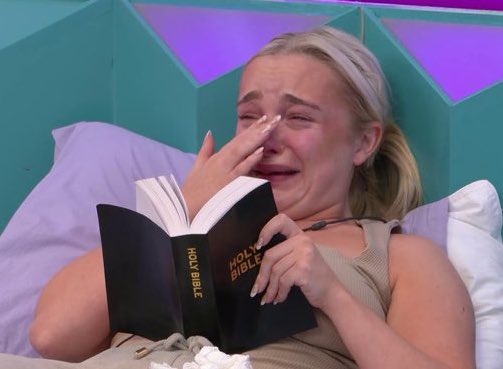 Breaking news: Emily has come across Nancy’s autobiography and knows it’s going to be a best seller. #BBUK