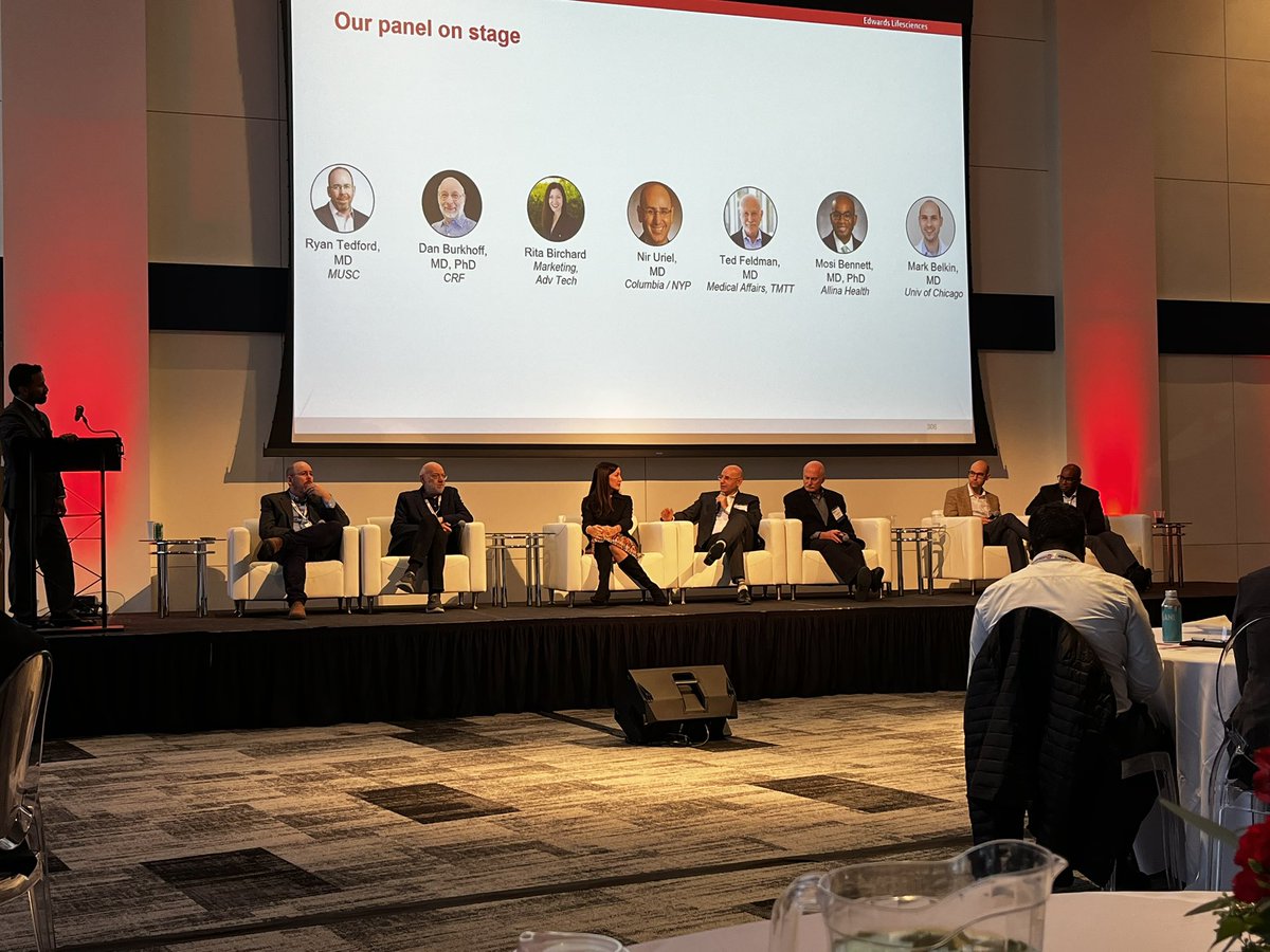 Panel discussion focusing on the current and future of heart failure care with <a href="/NirUrielMD/">Nir Uriel, MD MSc</a> <a href="/MarkBelkinMD/">Mark Belkin</a> <a href="/RyanTedfordMD/">Ryan J Tedford MD</a> Dr. Dan Burkhoff, Dr. Ted Feldman, <a href="/MosiB/">Mosi Bennett, MD PhD</a>, and <a href="/ritabirchard/">Rita Birchard</a> #ChiHemo2025