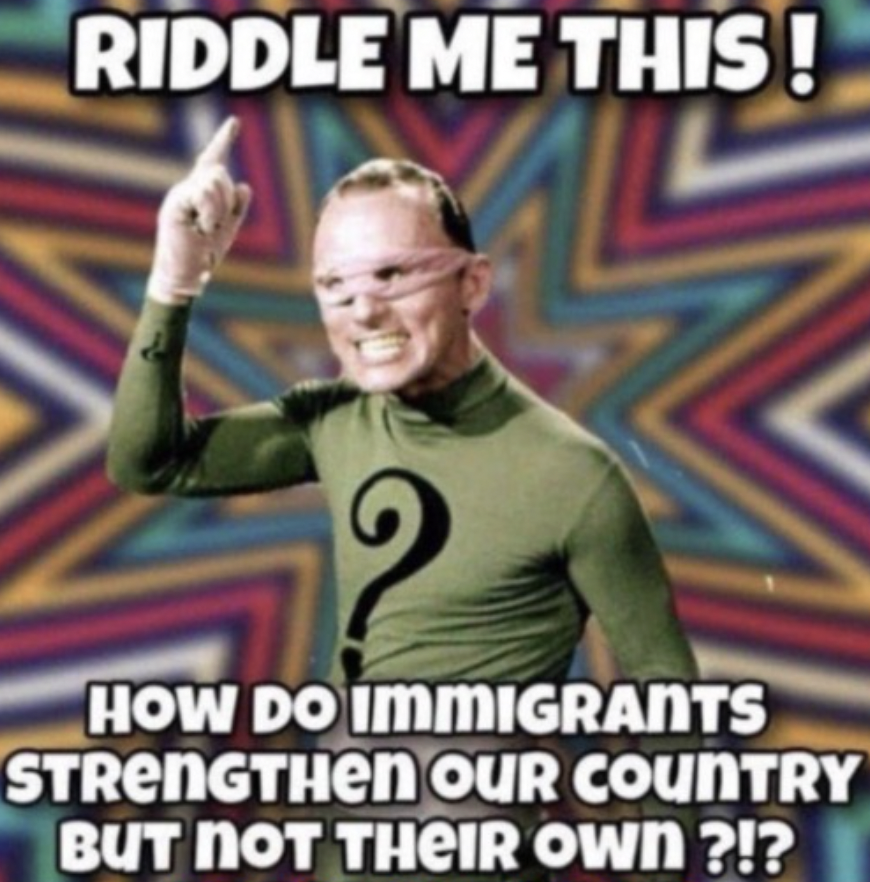 🚂Penny764🚃
Riddle Me This.....
@MLimpact0804
@FirstEyesUSA
<a href="/1NJConservative/">NJ Conservative. Ray</a>
<a href="/45KAG1/">OU Sooner Fan</a>
<a href="/Scott_4Trump/">Scott4Trump</a>
<a href="/_SmokeyGirl25/">SmokeyGirl25</a>
@MagaSicilian
<a href="/JefeoftheHill/">Jefe🇺🇸</a>
<a href="/marijotrue/">MariJo</a>
<a href="/Para_Bellum666/">OldMonkey 🇺🇸🇲🇫🇨🇦</a>
<a href="/Hoot4USA/">Hoot the Patriot</a>
<a href="/GaryWalters66/">Gary Walters</a>
<a href="/Ms_Betty_Bop/">💓 MsBetty-Boop 💓</a>
<a href="/IndianDakotaX/">ᴅᴀᴋᴏᴛᴀ ʙʀᴀɴᴅ</a>
<a href="/PeriklesGREAT/">🏛 🌹PeriklestheGREAT 🌹 🏛 "Vox Populi, Vox Dei"</a>