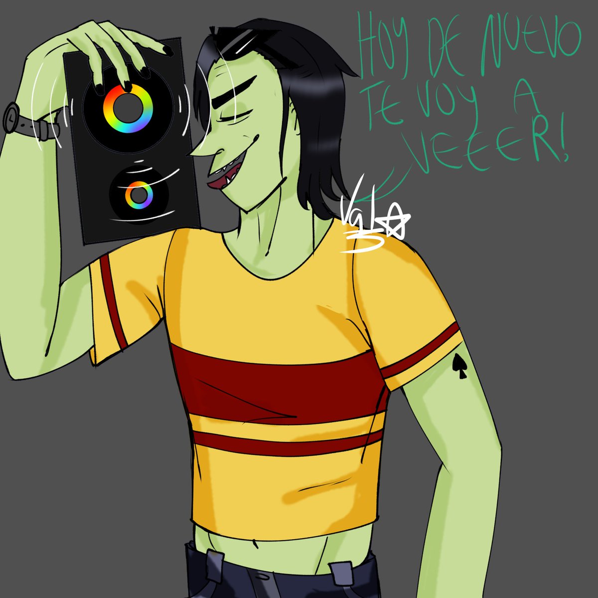 Valxbmdeath's tweet photo. Ace versión 🇨🇴
(Ese parcerito dizque cantando esclava 👅🔥)
#gorillaz #esclava #Ace #Acedcopular #acecopular #fanart https://t.co/CzZCWdRwYt