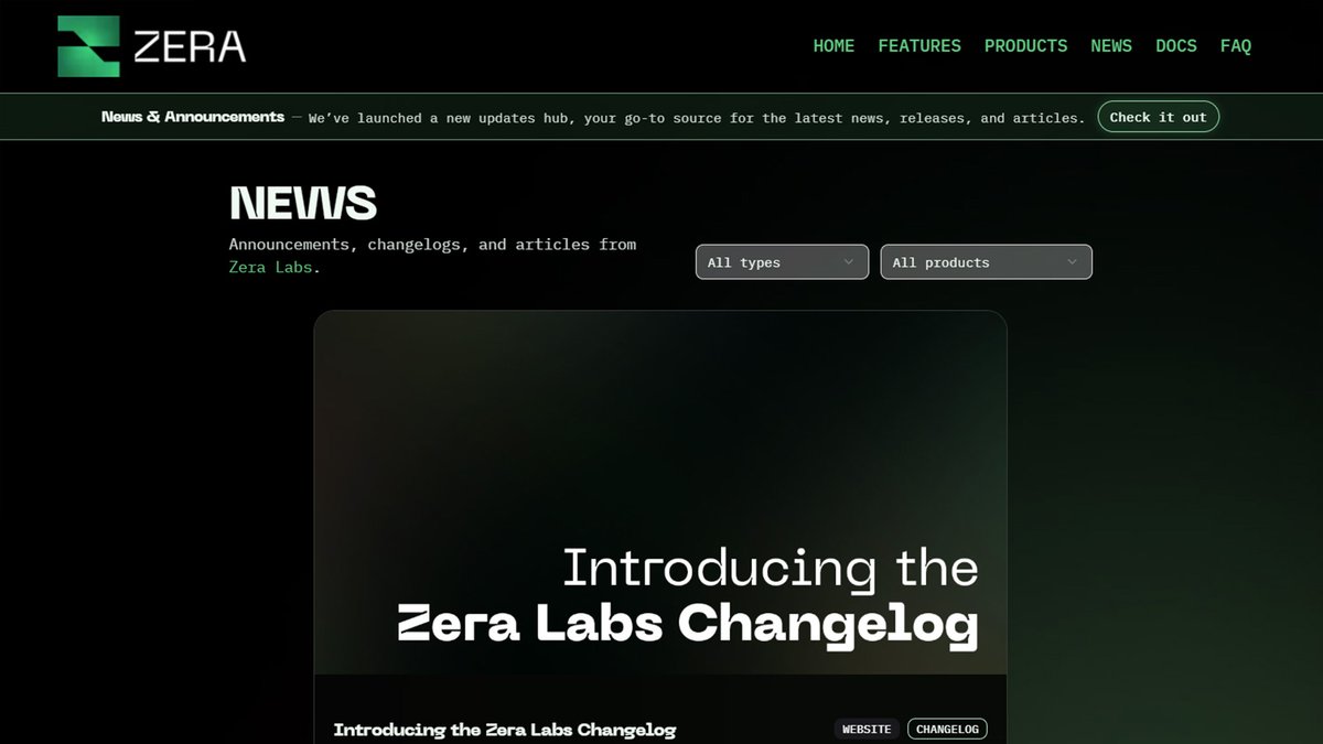 Heads up: we've added a News, Articles &amp; Announcements section to the website.

It’s also where we will publish release + changelog notes to support the staged rollout of the dashboard and wallet betas.

Think canonical, filterable, linkable - a single feed covering everything we