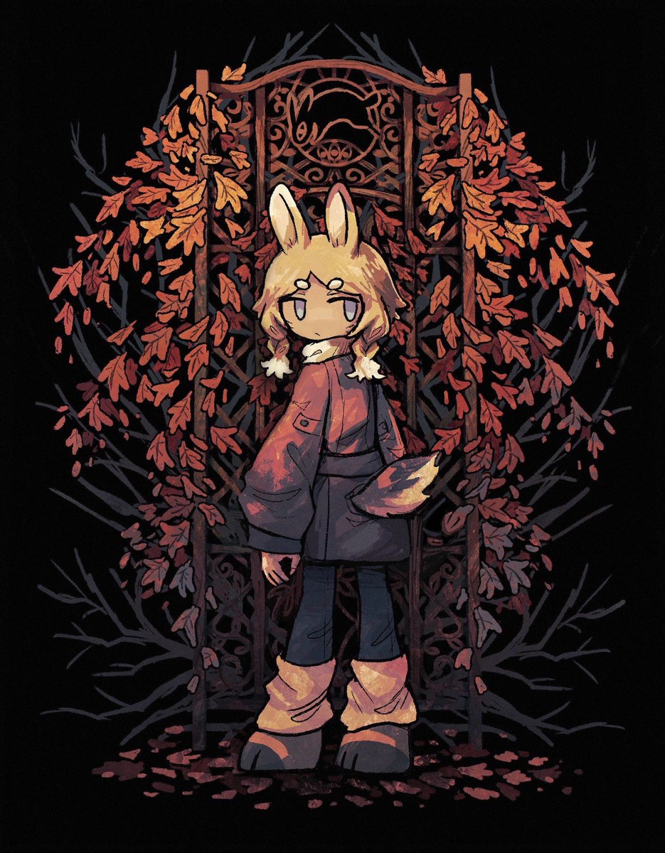 alleesaur's tweet image. [ #oc ] last gate of autumn