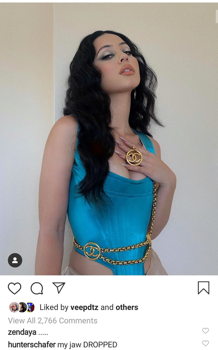 zendaya and hunter's comments are such a mood