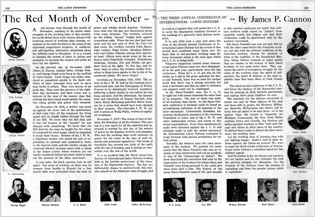 PRL_library's tweet image. &quot;The necessity for the defense movement is shown not only by those fighters of the past and those still in prison...but by those who are about to be sent there—or to the electric chair. To defend them is also to defend the labor movement, the working class.&quot;--James P. Cannon