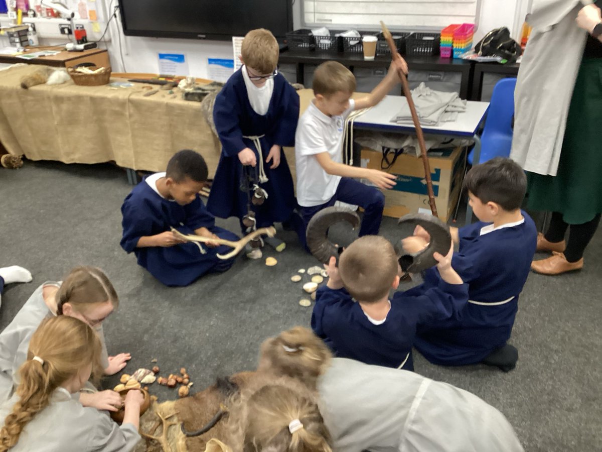 StMarksCEWigan's tweet image. Y3 had an absolutely fantastic time at the History Alive stone age workshop yesterday. The children were completely immersed in the world of our ancient ancestors and thoroughly enjoyed the hands-on experience. 
#creatingabetterfuture