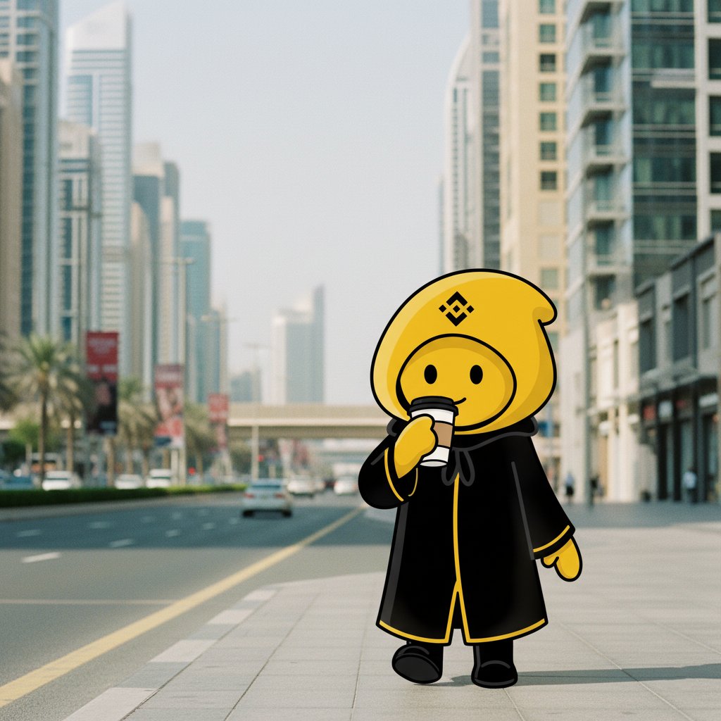 Walking to #BinanceBlockchainWeek 

#Binancians