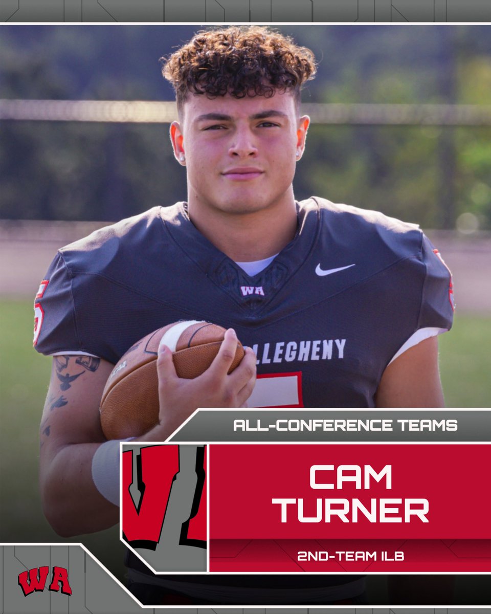 CamTurner21's tweet photo. Honored to be selected 2nd team all-conference Ilb. Thank you! @DaveSchoppe12 @CoachLev6 @WestAFootball @wpialsportsnews @WPIAL_Insider @TheWPIALEdition @PA_TodaySports https://t.co/Xhmb3q2WXd