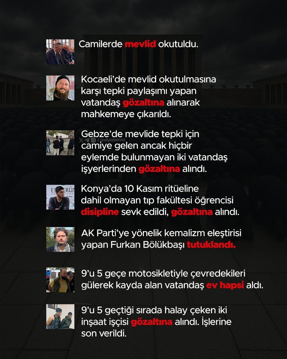 10 Kasım 2025 bilançosu: 7 gözaltı, tutuklama, ev hapsi, işe son verme...

Türkiye tarihinde bir ilk.