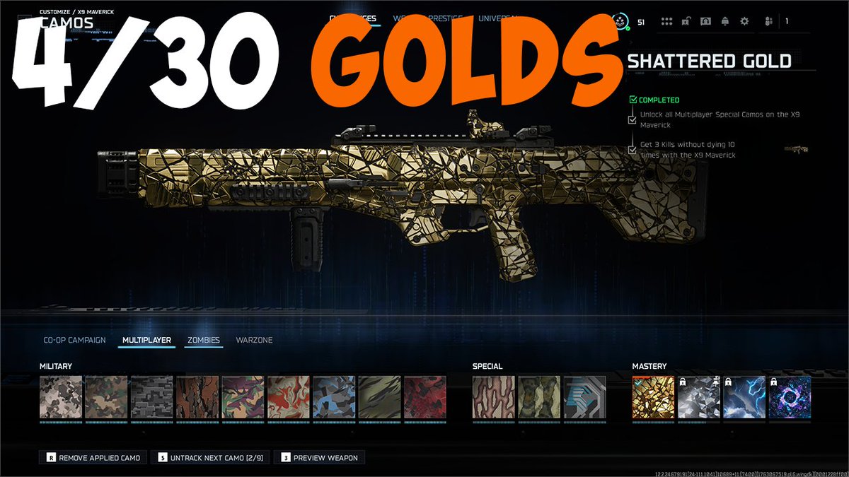 Goofy_Hero's tweet photo. 4/30 Golds!!! 
X9 Maverick ✅
#CallofDuty #BlackOps7 https://t.co/Rh2rEUvxNt