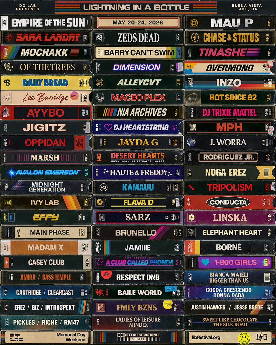 Lineup is insane 😮‍💨