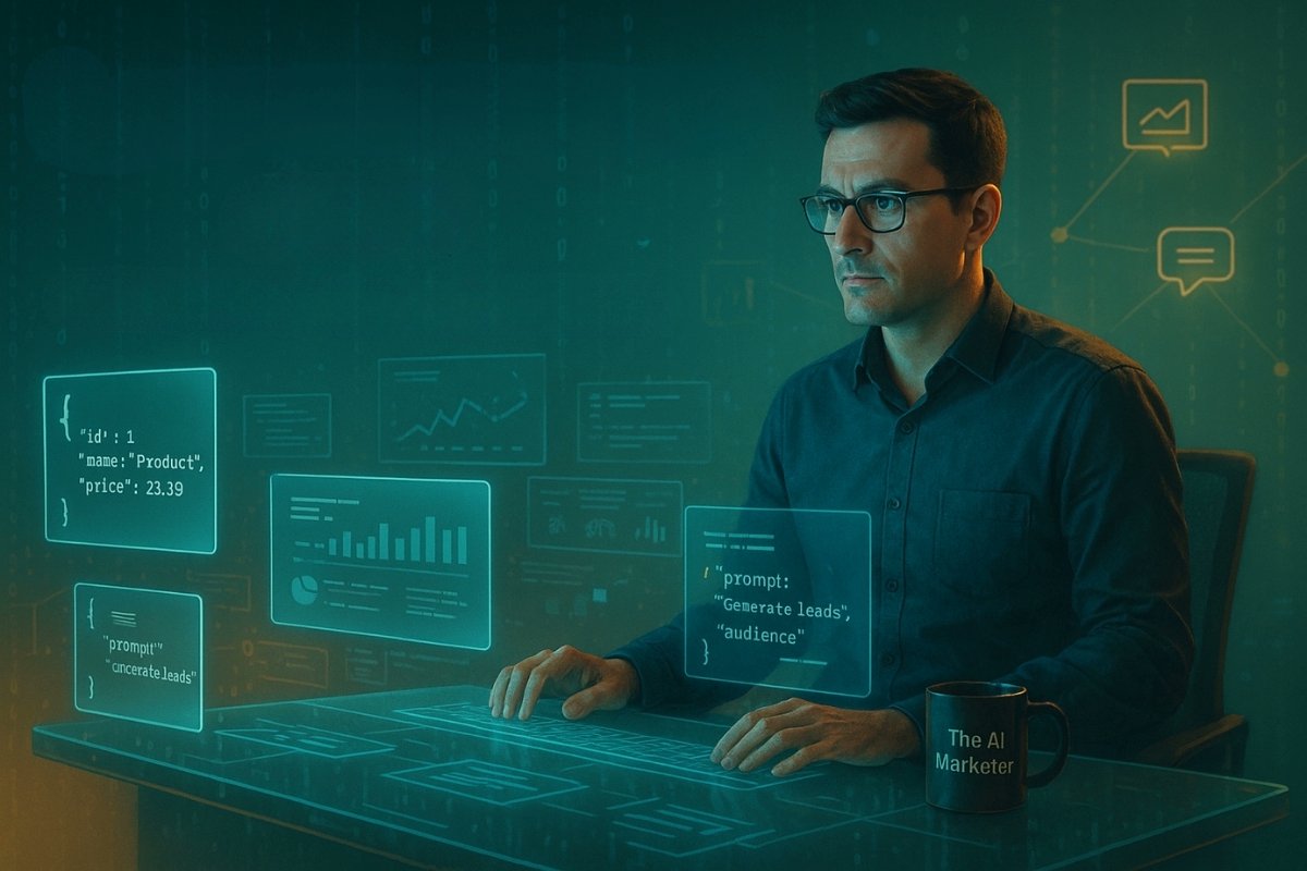 Still prompting GenAI like it’s human? AI doesn’t care about your words, only your structure. If your output can’t plug straight into an agent or workflow, you’re typing… not scaling. Start prompting in JSON. #JSON #AI #Marketing
the-ai-marketer.com/why-marketers-…