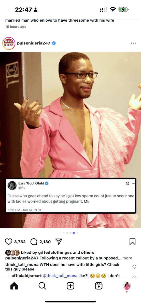 This Ezra don commot from human being 😩