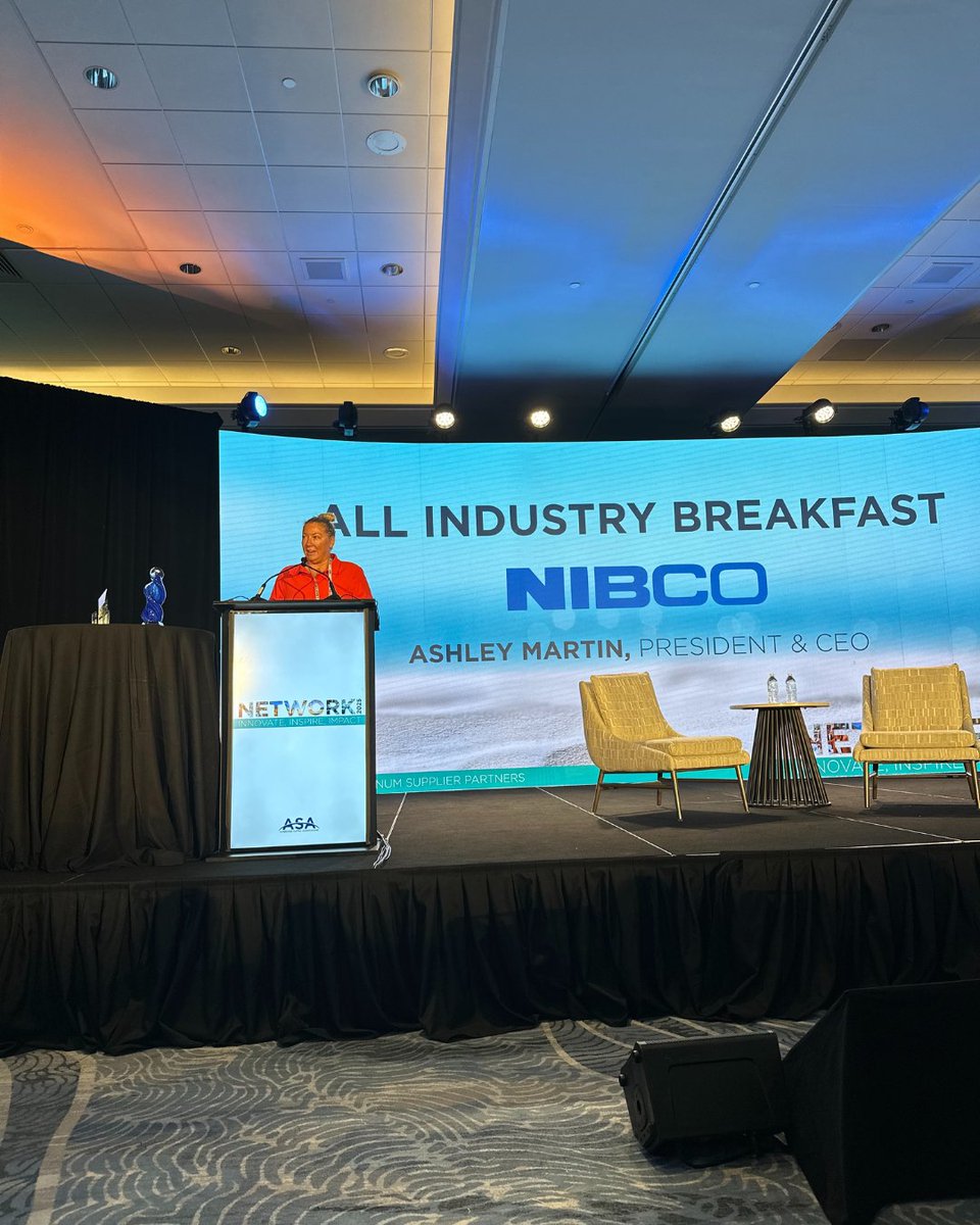 nibcoinc's tweet image. An inspiring week at #ASANETWORK!

As a Platinum Sponsor, NIBCO is proud to support this event. This morning, President and CEO, Ashley Martin introduced Cal Ripken Jr., who shared valuable insights on consistency and leadership, values that mirror our own at NIBCO.

#nibco