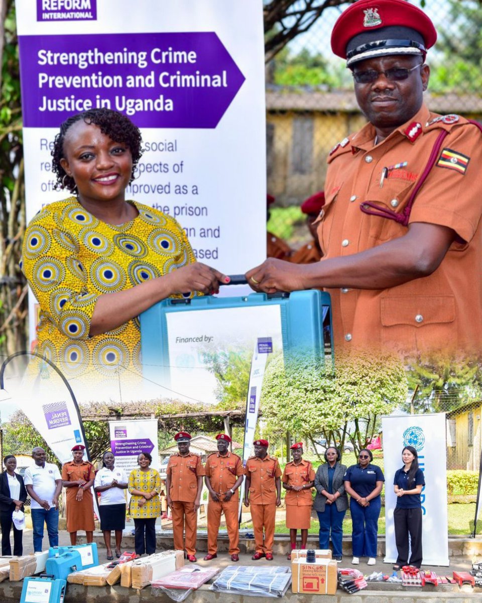 Honoured to bid farewell to <a href="/PenalReformInt/">Penal Reform International (PRI)</a>, a trusted partner of <a href="/UNODC_EA/">UNODC Eastern Africa</a> 🇺🇬. Together, we continue to advance gender‑responsive rehabilitation for female prisoners. At Katojo Female Prison in Fort Portal, we are working to enhance vocational skills training, prison product