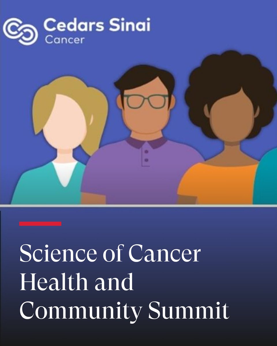 CSCancerCenter's tweet image. The Science of Cancer Health and Community Summit will be taking place 12/2 from 8am-4pm at the Sofitel Los Angeles in Beverly Hills! The summit will cover a variety of topics with the goal of translating community concerns &amp;amp; cancer research into action. 
web.cvent.com/event/dbe990f9…