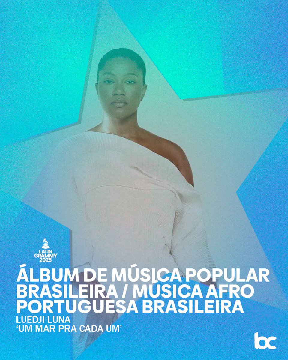 bchartsnet's tweet image. 🏆🇧🇷 Luedji Luna GANHA o #LatinGRAMMY de Melhor Álbum de Música Popular Brasileira / Afro Portuguesa Brasileira por "Um Mar Pra Cada Um".