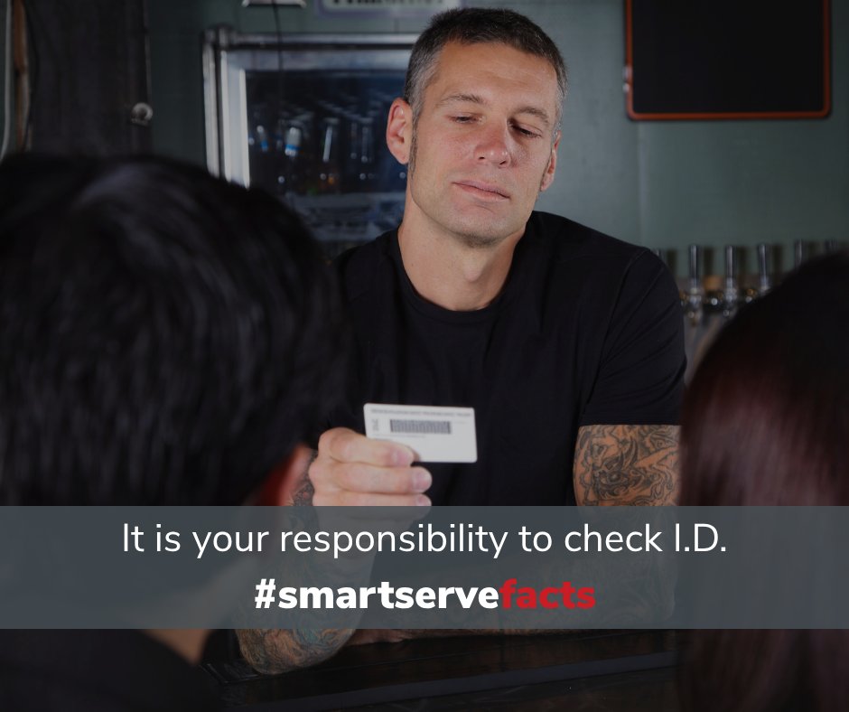 smartserve's tweet image. If your work involves serving, selling, or delivering alcohol in Ontario, it’s your responsibility to ensure that everyone is of legal drinking age (19+). Serving alcohol to underage guests is a serious offence under the Liquor Licence and Control Act, 2019. 

When should you…