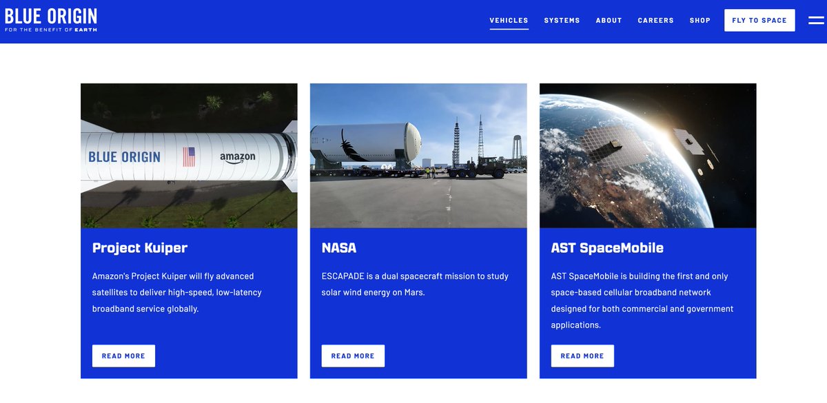 spacanpanman's tweet image. $ASTS: Blue Origin&apos;s website features 3x customers