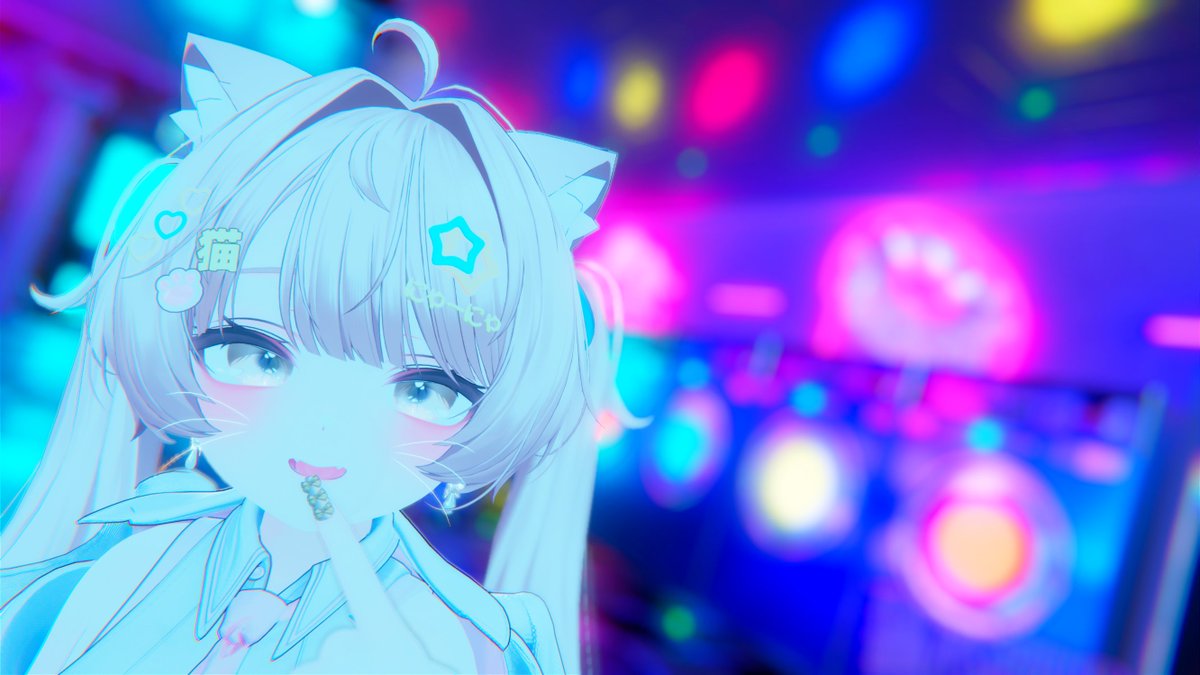 今日も元気におはにゃー🐈🔆
きらきらきんよーび✨✨
#Milfy3D #VRChat