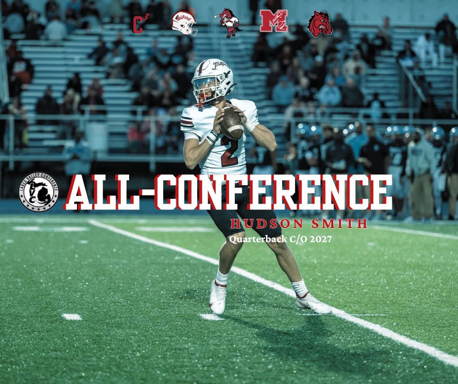 hudsonsqb2027's tweet image. Blessed to be named LVC all-conference! Thank you to all of my teammates and coach who helped me achieve this. @amicovich @Wasnich22 @coach_tmac_22 @tsteve50 @LineCoachLandry @RisingStars6 @TheD_Zone