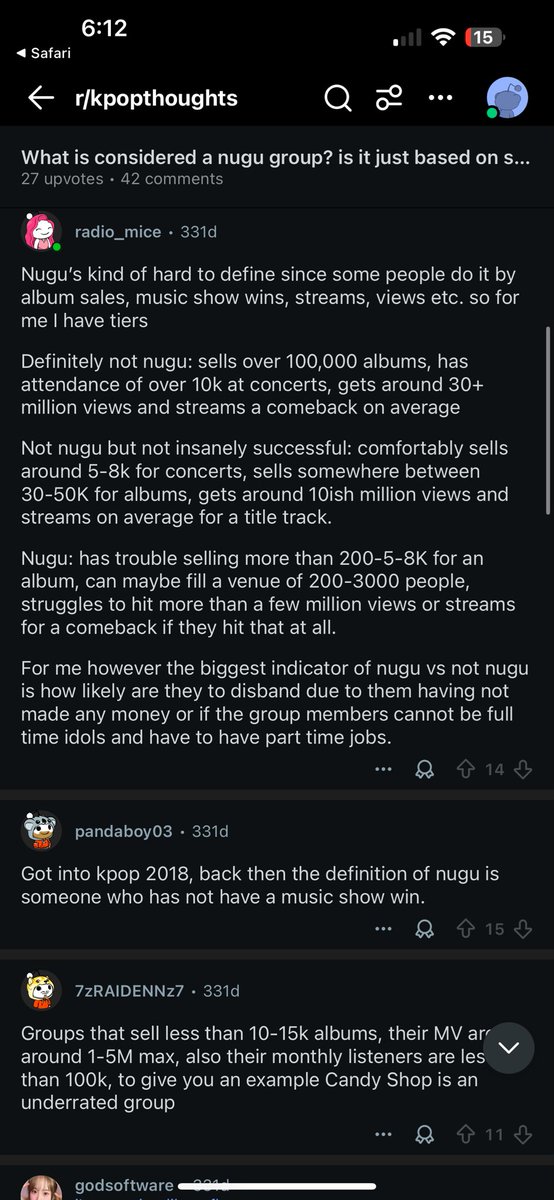 Barney_GM's tweet photo. @SSeng_19 @luckymechihen Nugu is literally who. But it is used for unknown new groups. If you sell more than 400k and have that much streams you ain’t nugu. I should know, I’m an NMIXX fan which was always called nugu but we always fight back https://t.co/yFLTKJVH4K