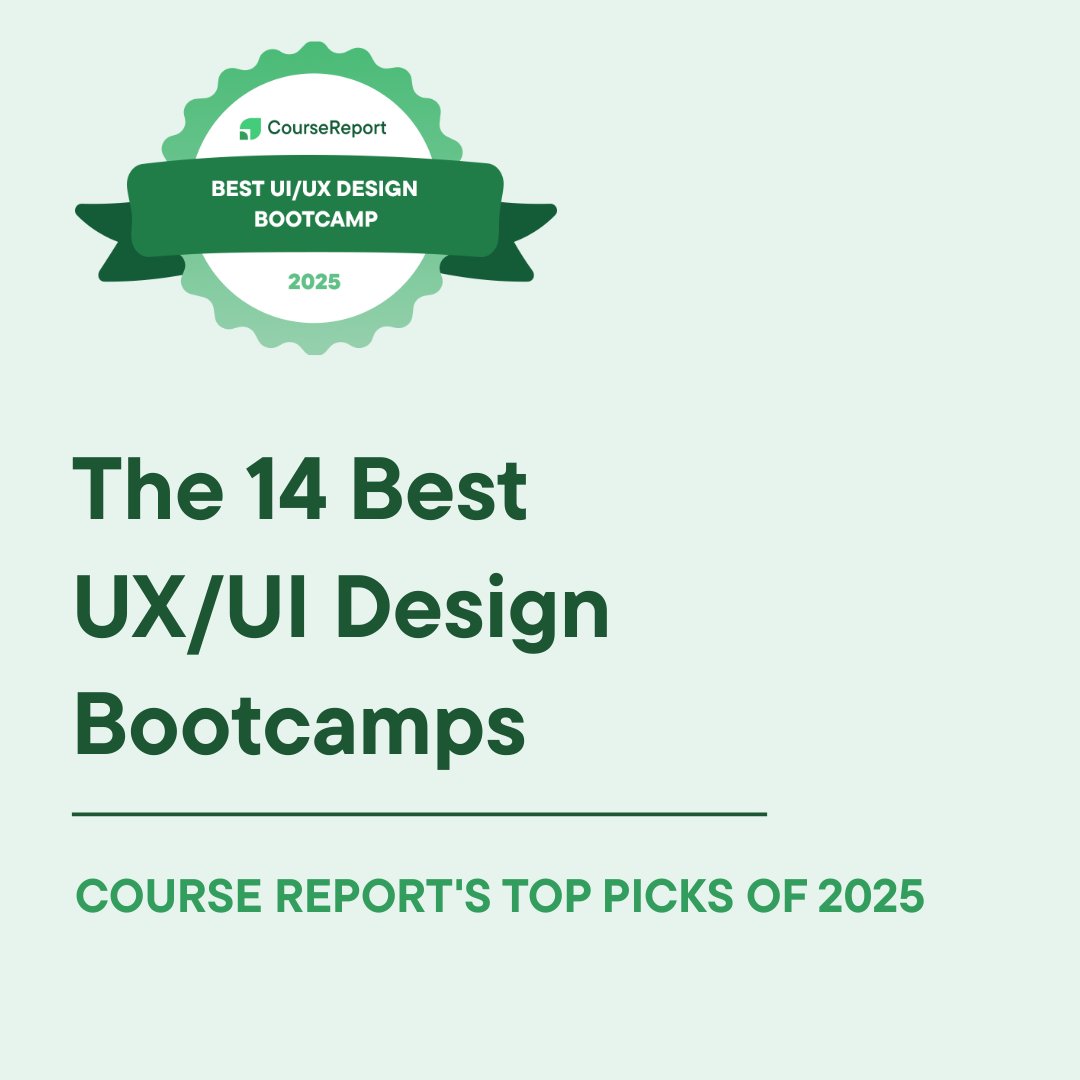 CourseReport's tweet image. Looking for a UI/UX bootcamp? Check out Course Report&apos;s 2025 Best UX/UI Bootcamps List! Discover exciting options like AR/VR, AI, and Product Design. Find your perfect bootcamp! coursereport.com/best-ux-design…