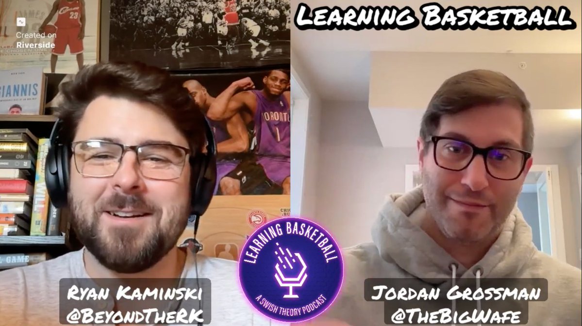 SwishTheory's tweet image. Tomorrow on 𝐋𝐞𝐚𝐫𝐧𝐢𝐧𝐠 𝐁𝐚𝐬𝐤𝐞𝐭𝐛𝐚𝐥𝐥 !

@thebigwafe joins @beyondtheRK to break down building an NBA Draft Model and highlight his model&apos;s 2025 standouts and 2026 sleepers

+ NBA&apos;s biggest surprise teams of the season - asking and answering the question, &quot;Is This…