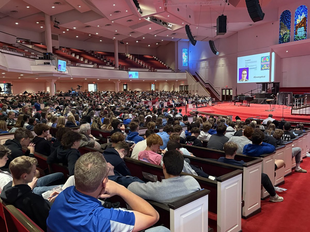 The Great Plains Alliance of Christian Schools (GPACS) had their annual Worldview Conference today. It was a privilege to have ⁦<a href="/alisa_childers/">Alisa Childers</a>⁩ here to challenge and empower a thousand teens and Christian educators from the KC area.