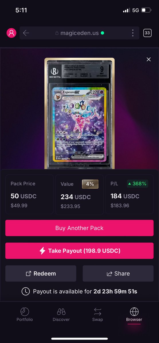 nftworldnow's tweet photo. Good pulls so far , still ripping packs 🙃 @MagicEden https://t.co/bvlEarLTJh