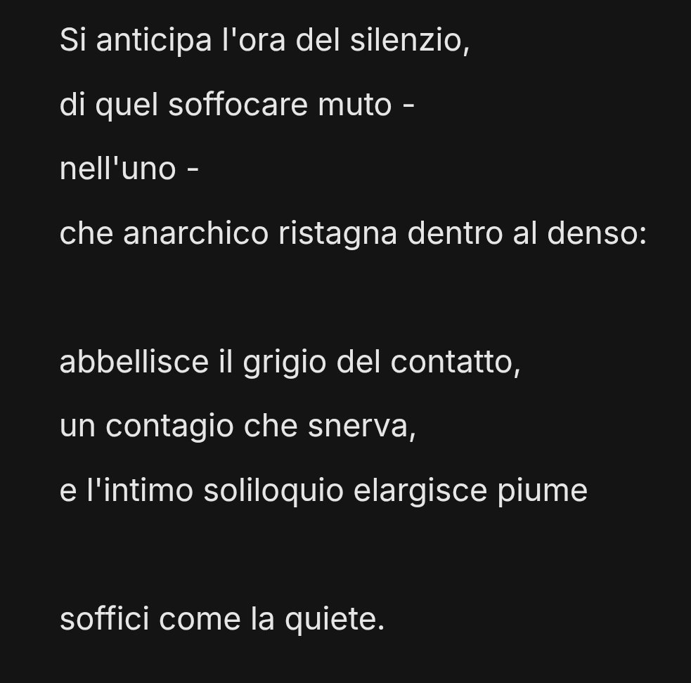 Da domani sarà così ogni dì. 
Non c'è più gioco e bisogna tirare i remi in barca.