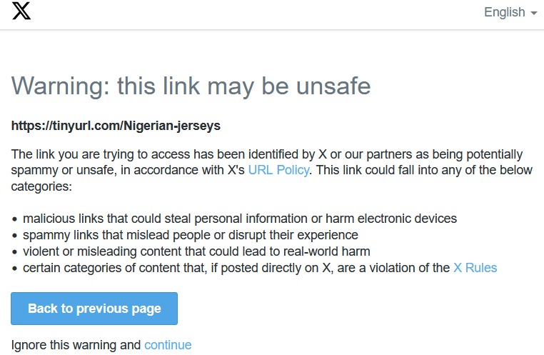 8mamba08's tweet image. this is what I get from outside Nigeria, try using a different URL shortener or no URL shortener at all