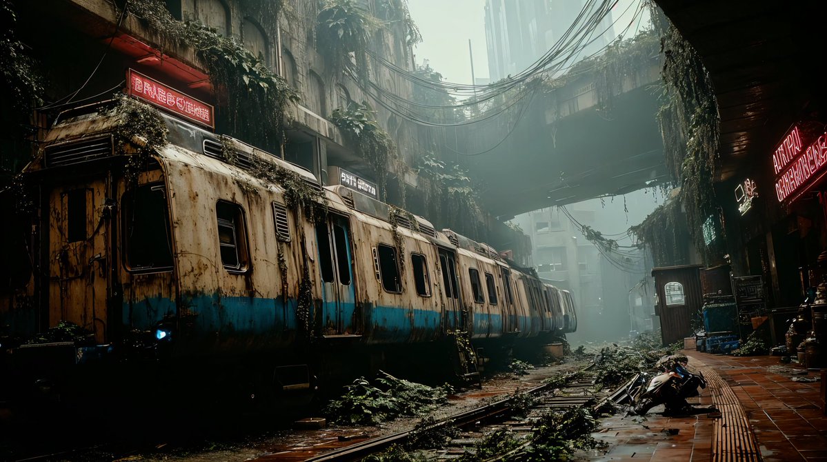 SparkfulArt's tweet image. Cyberpunk Bladerunner world. #midjourney #aiarts #image #aiartists