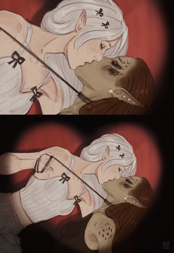 bluenoirart's tweet image. heart-burning love

#shadowzel #Shadowheart #laezel #BaldursGate3 #BG3fanart