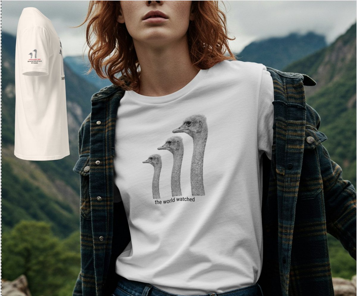 GoForDawn's tweet photo. @chrisdacey Hey Chris: happy to report this Ostrich tee is selling well &amp; on Dec 1 I'm excited to send the 1st sales proceeds to Katie &amp; her Universal Ostrich Farm family. I made a variety of Remembrance items &amp; hope to send them a good amount.
CFIA RCMP be gone!
https://t.co/hQsbX9cLFe https://t.co/15pn3dcWUk