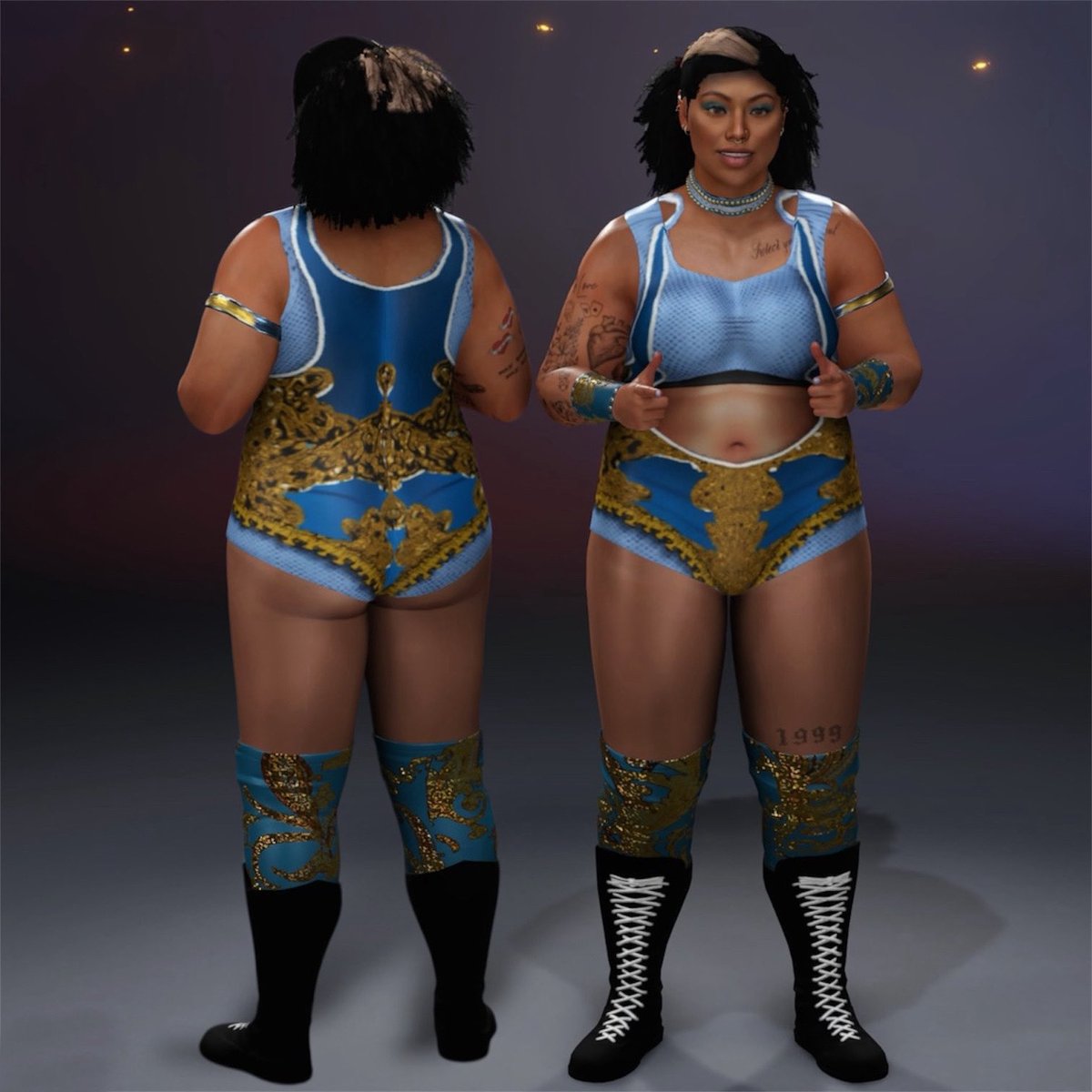 HarlowWrestles's tweet image. ᴊᴜsᴛ ʜᴀʀʟᴏᴡ.🌟

#WWE2K25